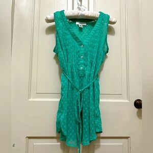 Motherhood maternity xs (flexible size) wrap around tie lace dressy sleeveless